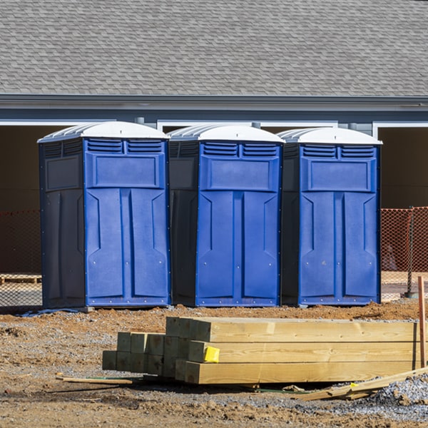 how can i report damages or issues with the portable restrooms during my rental period in Claypool Arizona